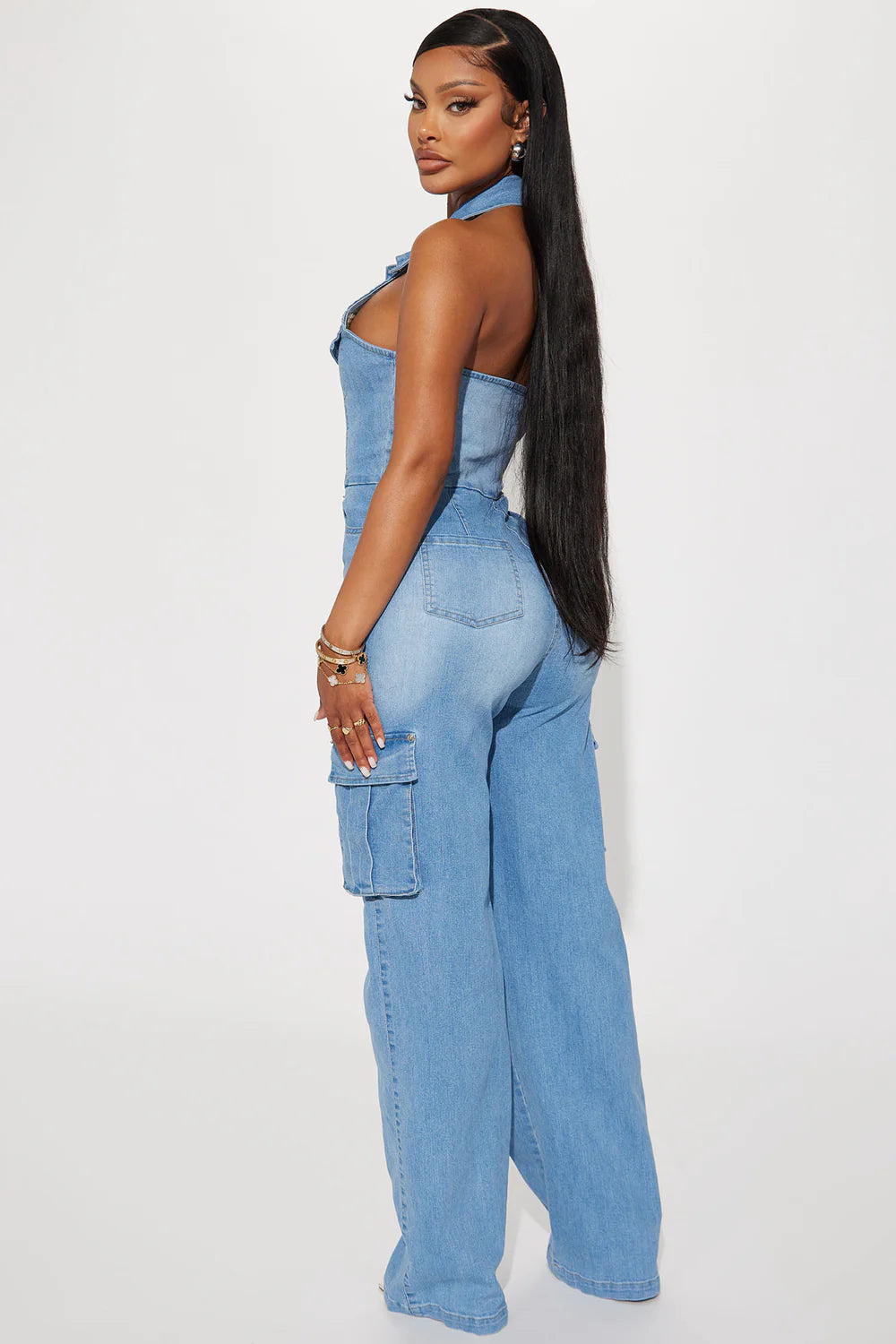 Madelaine Denim Jumpsuit