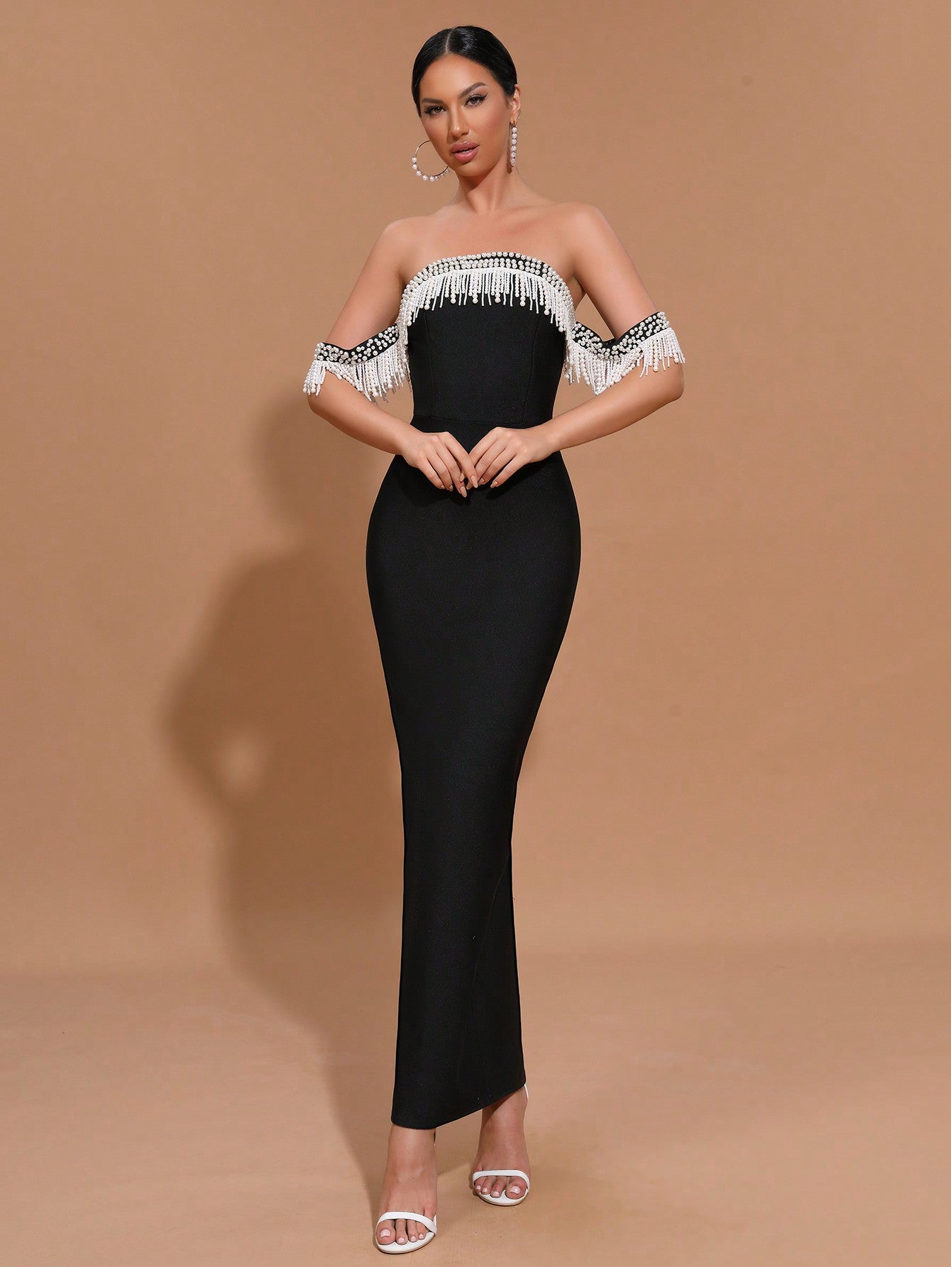 LLstyle Sexy Strapless Long Dress
