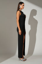 Carenne Noir Blossom Gown