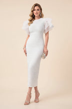 Grace Flutter Sleeve Midi Dress