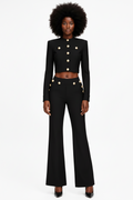 Adelia Jacket &amp; Wide-Leg Pants Set
