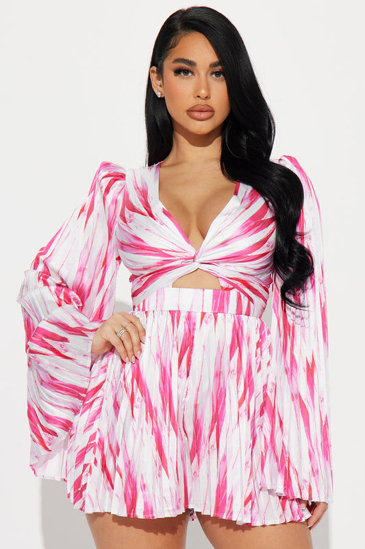 LLstyle Turning Heads Pink Romper