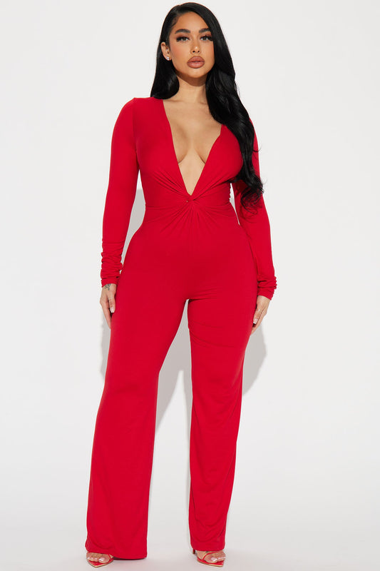 LLstyle Perfect Red Jumpsuit