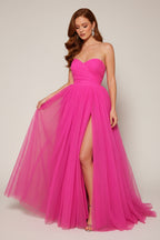 Ximena Tulle Pink Gown