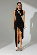 Carenne Noir Blossom Gown