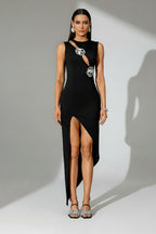 Carenne Noir Blossom Gown