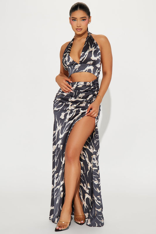 Looking For You Satin Maxi Dress