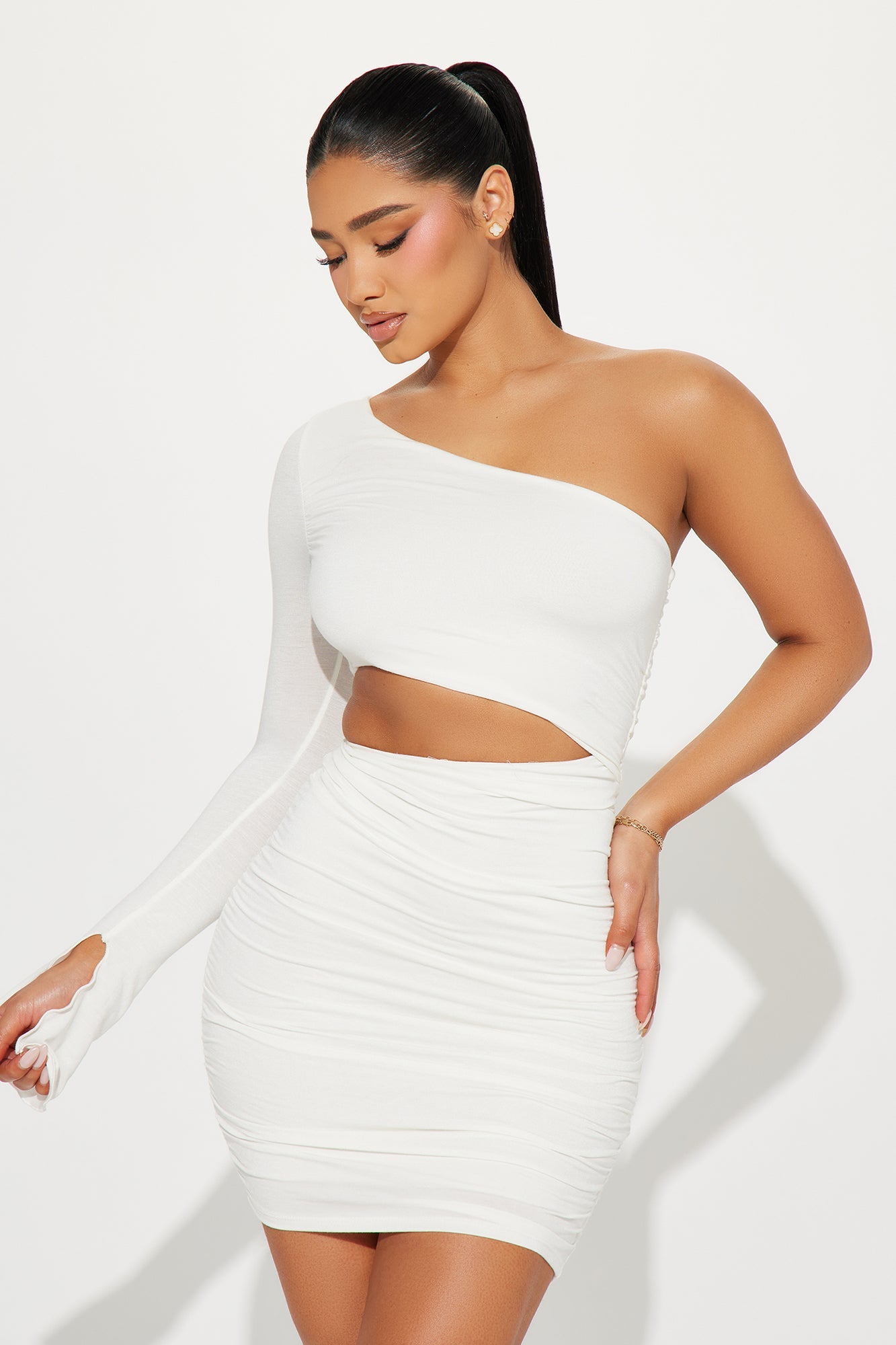 Smooth Double Lined Mini Dress