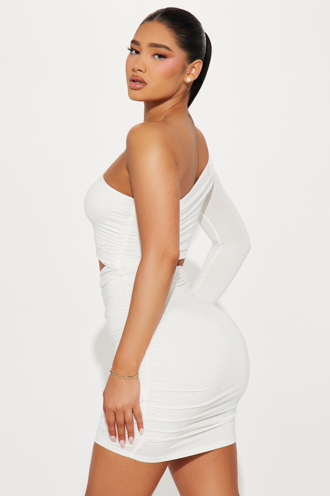 Smooth Double Lined Mini Dress