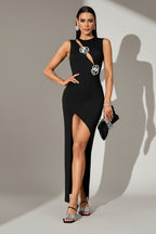 Carenne Noir Blossom Gown