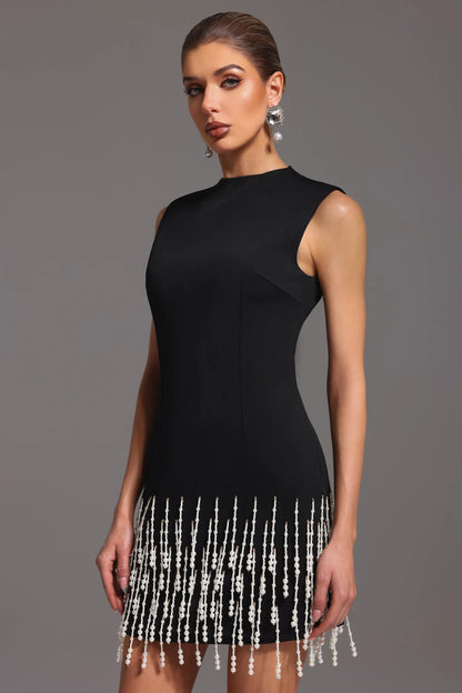LLstyle Pearl Fringe Elegance Dress