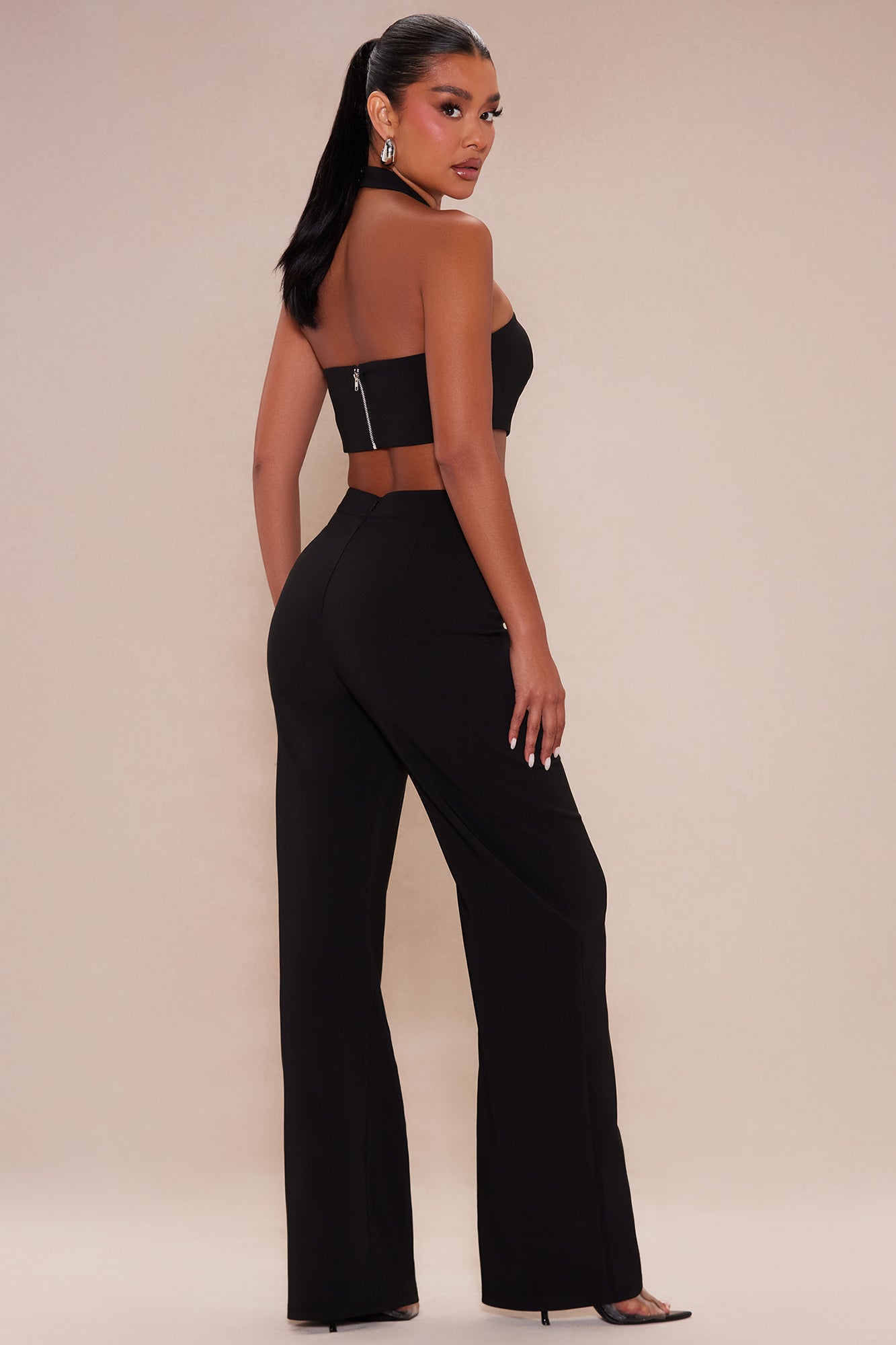 Adeline Embellished Rose Pant Set