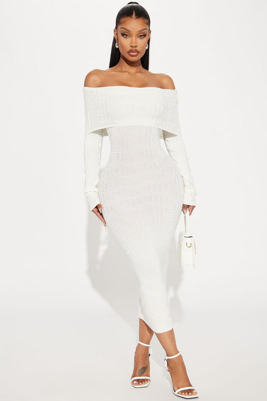 Cleo Sol Long Sleeve Midi Dress