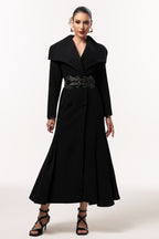 Ariana Belted Maxi Coat