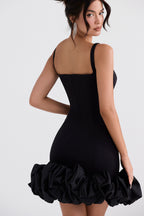 Ottilie Ruffle Hem Bodycon Mini Dress