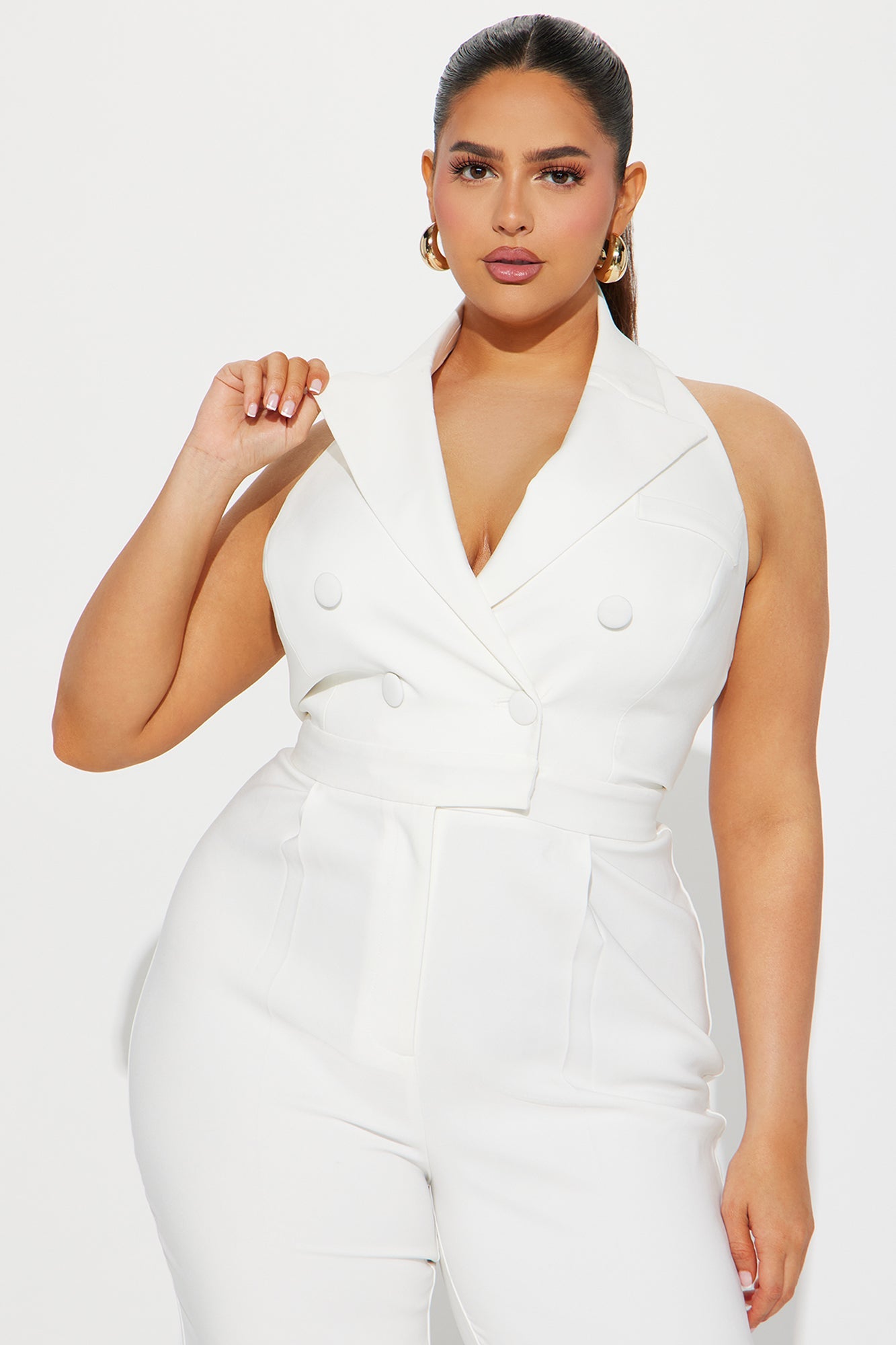 LLstyle Class White Jumpsuit