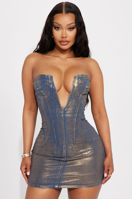 Diana Denim Mini Dress
