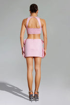 Vienna Pink Chic Lace Mini Set
