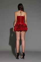 Lumina Floral Corset Mini Dress