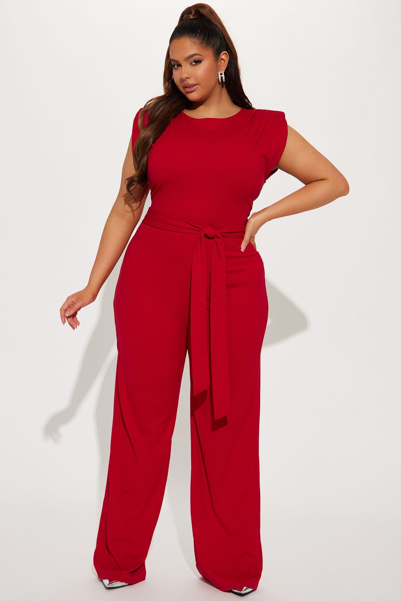 LLstyle On Point Red Jumpsuit