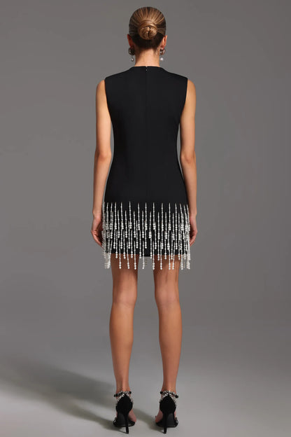 LLstyle Pearl Fringe Elegance Dress