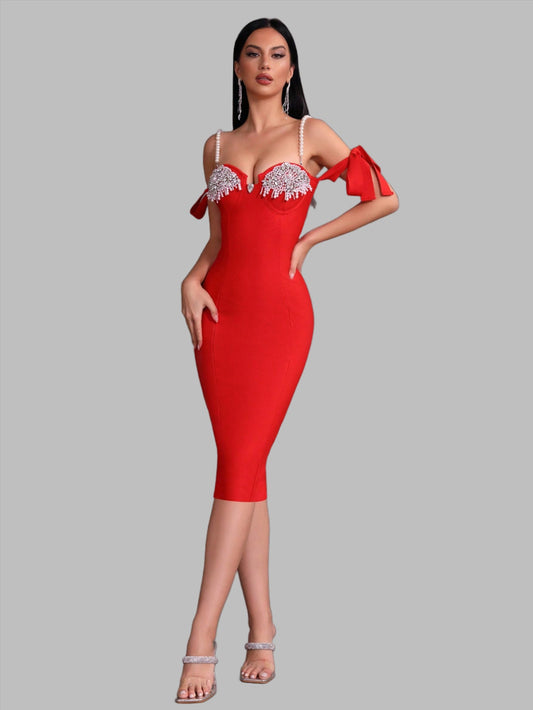 LLstylel Women's Sexy Tight Spaghetti Strap Dress