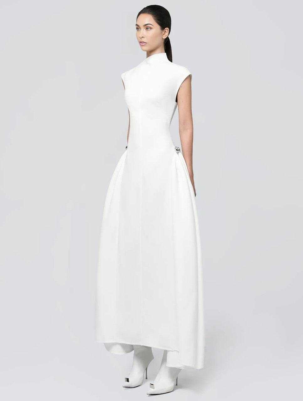 LLstyle Sculpted Minimalist Maxi Dress