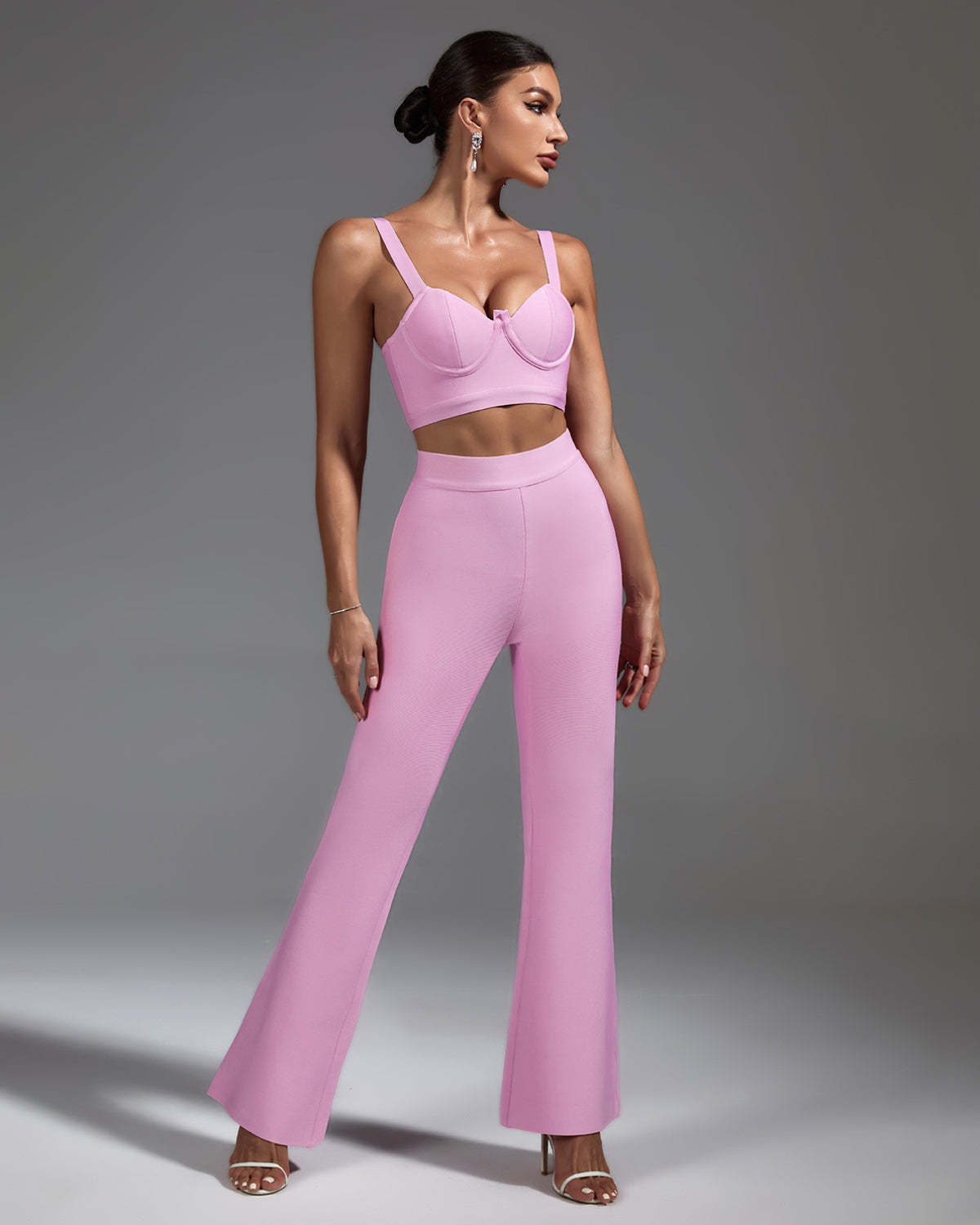LLstyle Pink Two Piece Bandage Set