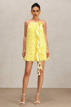 Jenny Floral Textured Mini Dress