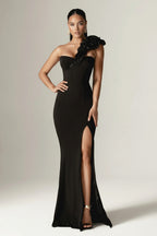 Paris Floral Strapless Maxi Dress