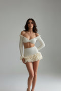 Octavia Ivory Ruffle Set