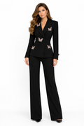 LLstyle Black Butterfly Suit