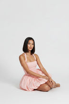Ereine Bubble Hem Mini Dress
