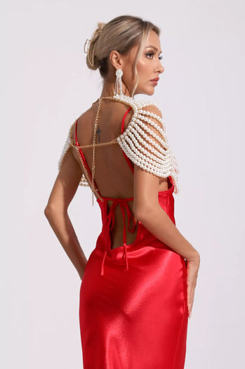 LLstyle Multilayer Pearl Shawl Necklace