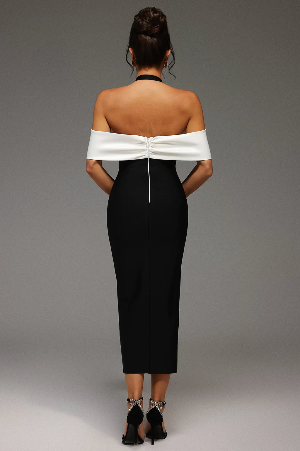Natalia Slit Bandage Maxi Dress
