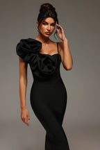 Toscania One-Shoulder Floral Dress