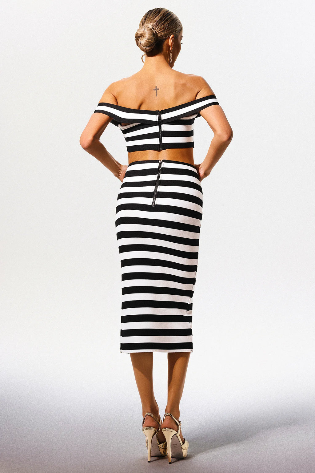 LLstyle Off Shoulder Two Piece Mini Set
