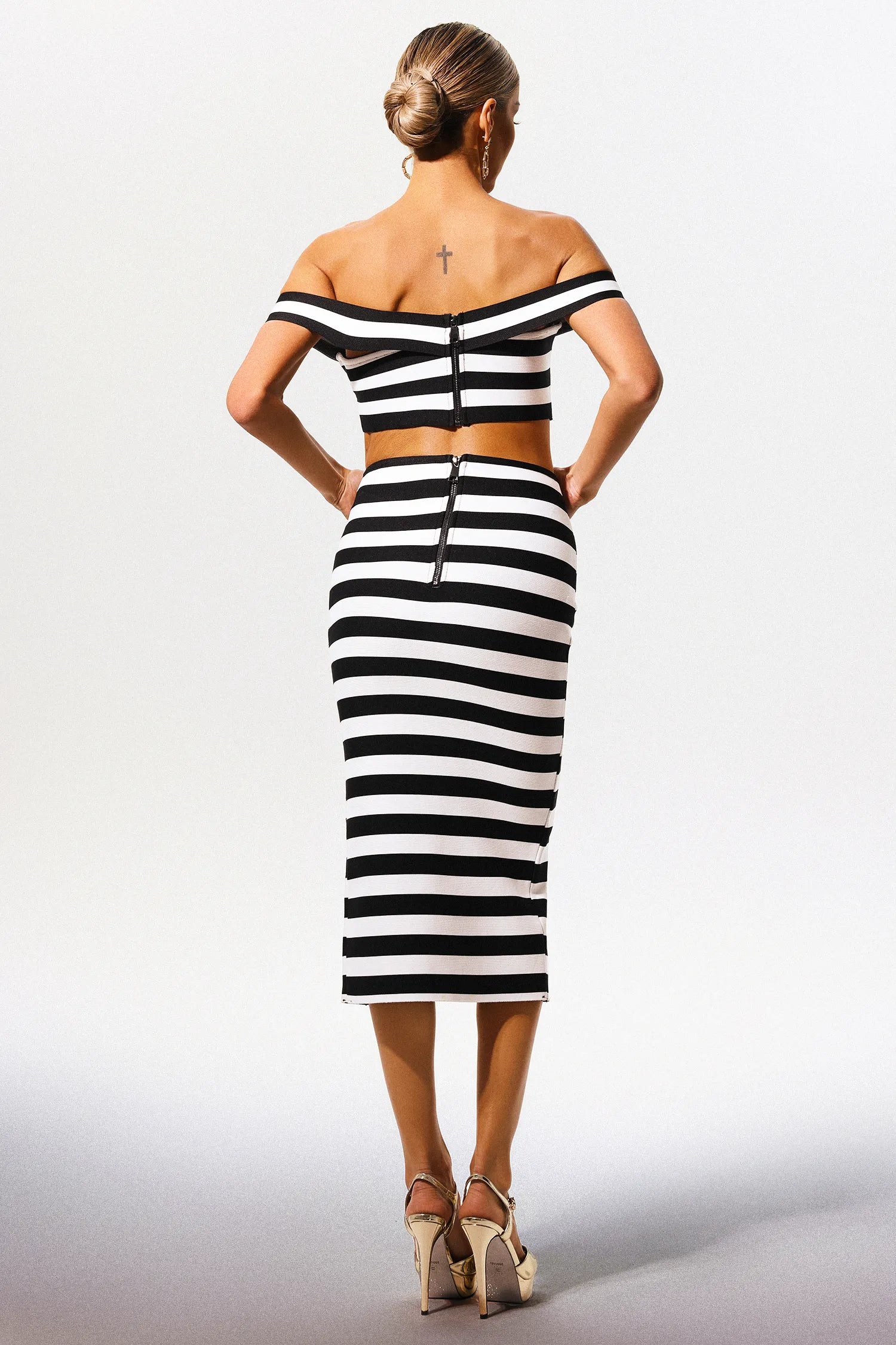 LLstyle Off Shoulder Two Piece Mini Set