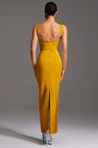 Serena Golden Aura Maxi Gown