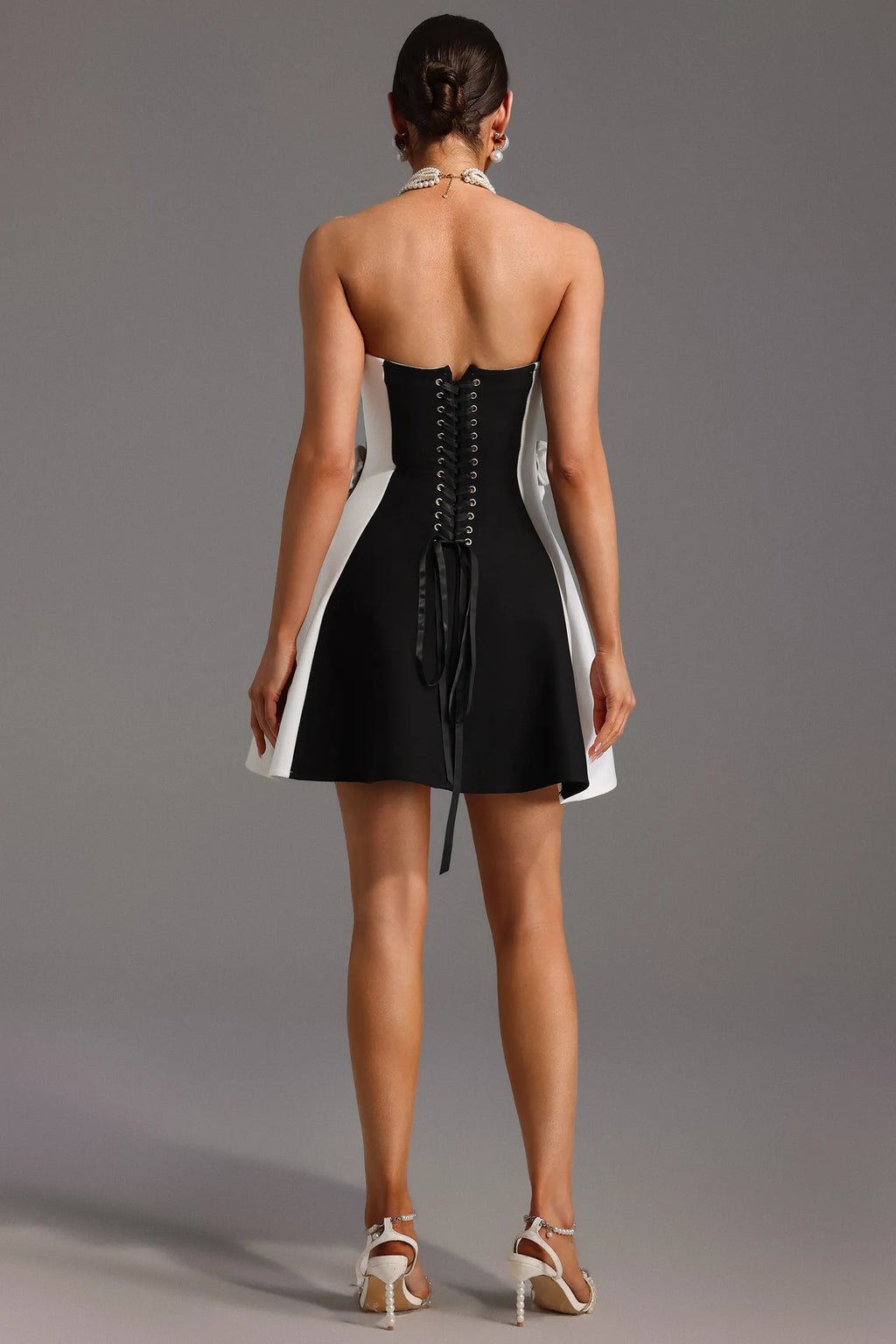 Emilia Sleeveless Flowers Mini Dress
