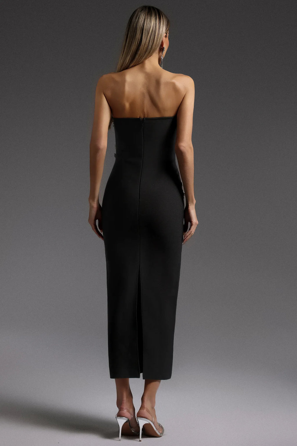 LLstyle Elegant Black Sleeveless Dress