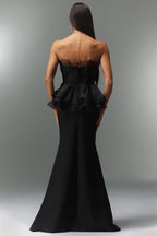 Helena Sleeveless Fishtail Bandage Maxi Dress