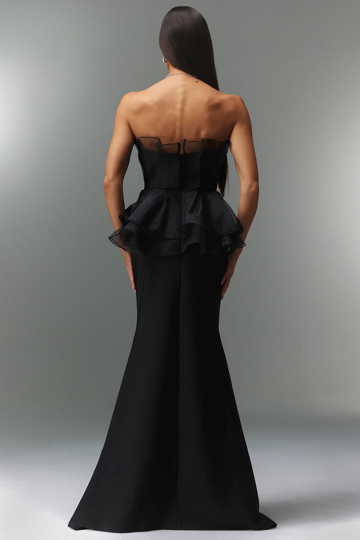 LLStyle Sleeveless Fishtail Bandage Maxi Dress