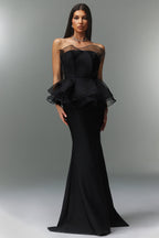Helena Sleeveless Fishtail Bandage Maxi Dress