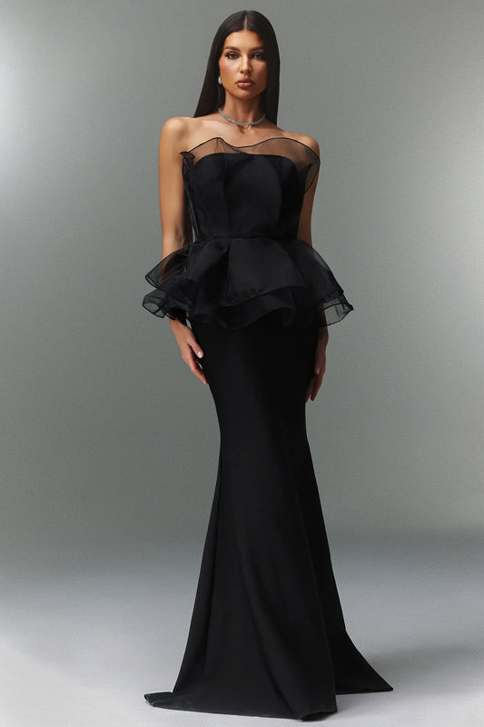 LLStyle Sleeveless Fishtail Bandage Maxi Dress