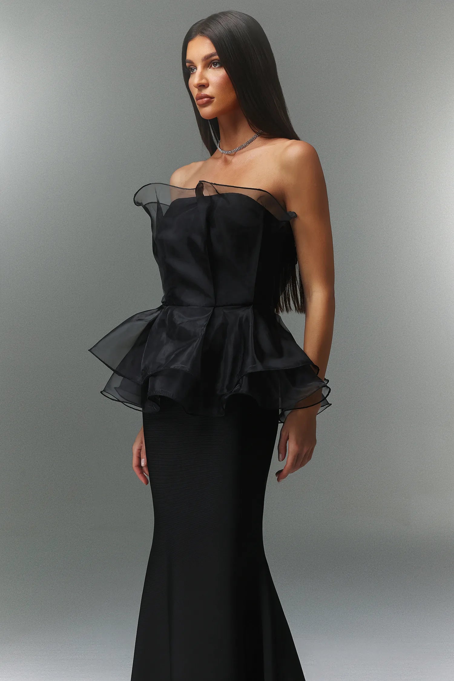 LLStyle Sleeveless Fishtail Bandage Maxi Dress