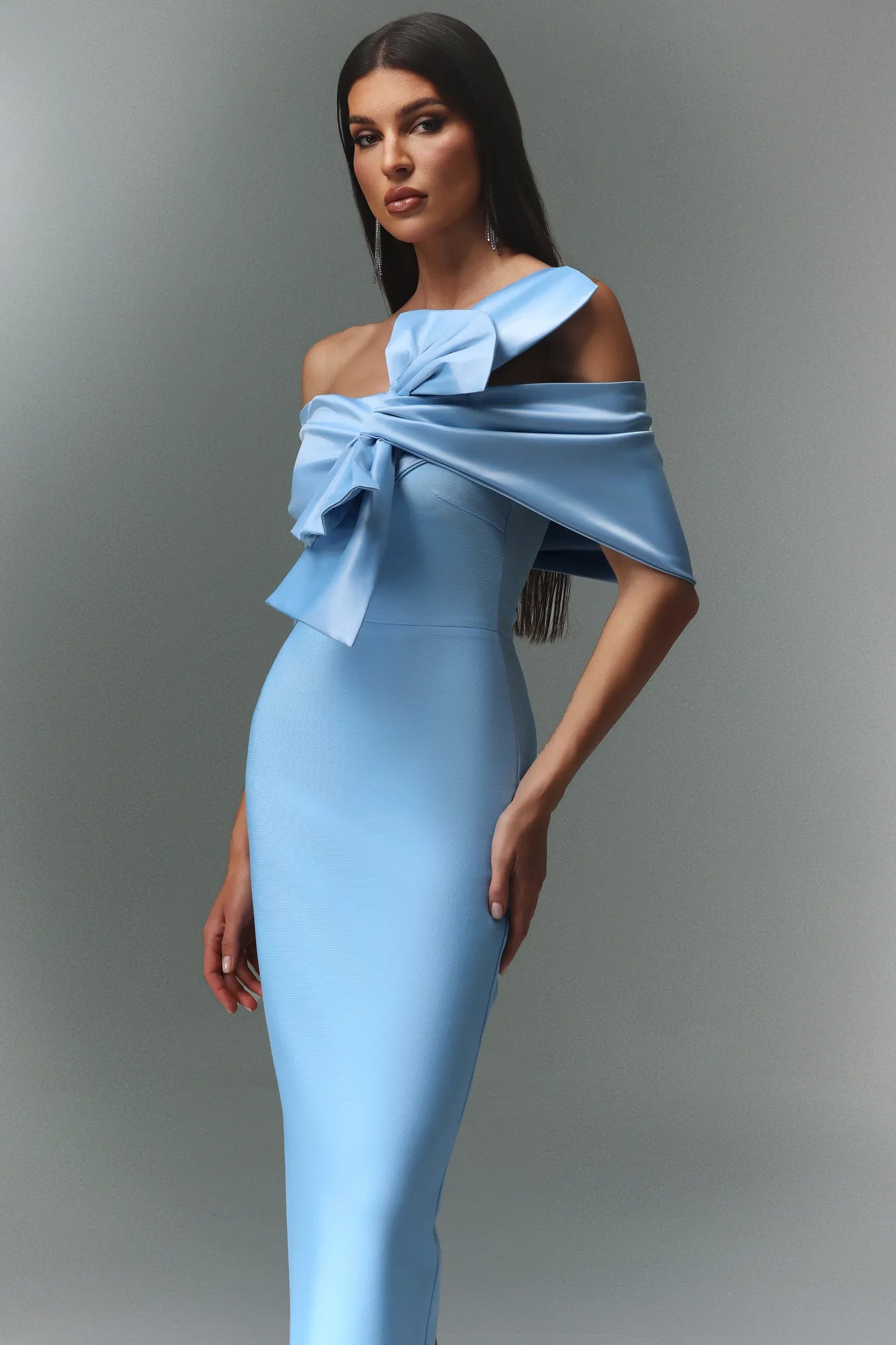 LLstyle Gorgeous Large Butterfly One-Shoulder Dress
