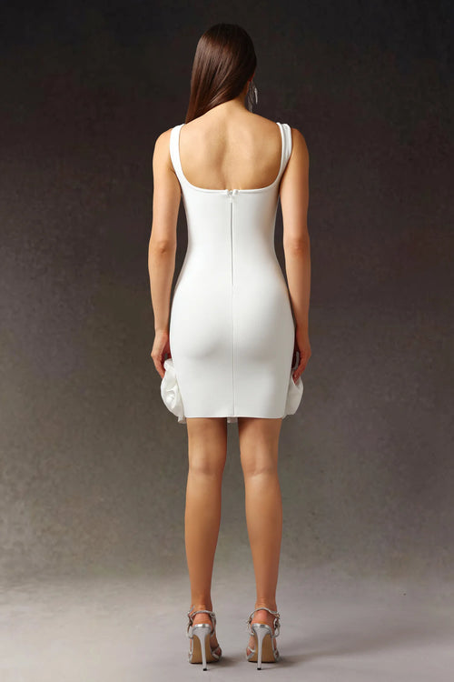 LLstyle Floral Embellished Sculpt Mini Dress