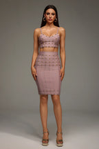 Willow Riveted Bandage Two-Piece Set