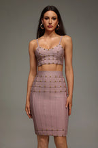 Willow Riveted Bandage Two-Piece Set
